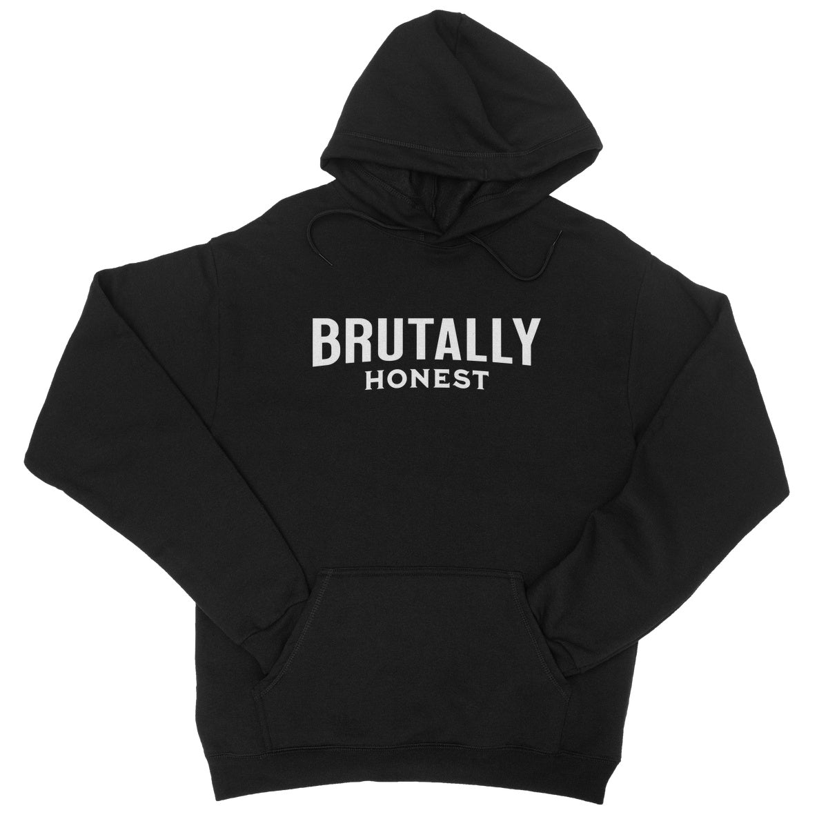 Brutally Honest Hoodie - Jet Black - Funny Hoodie