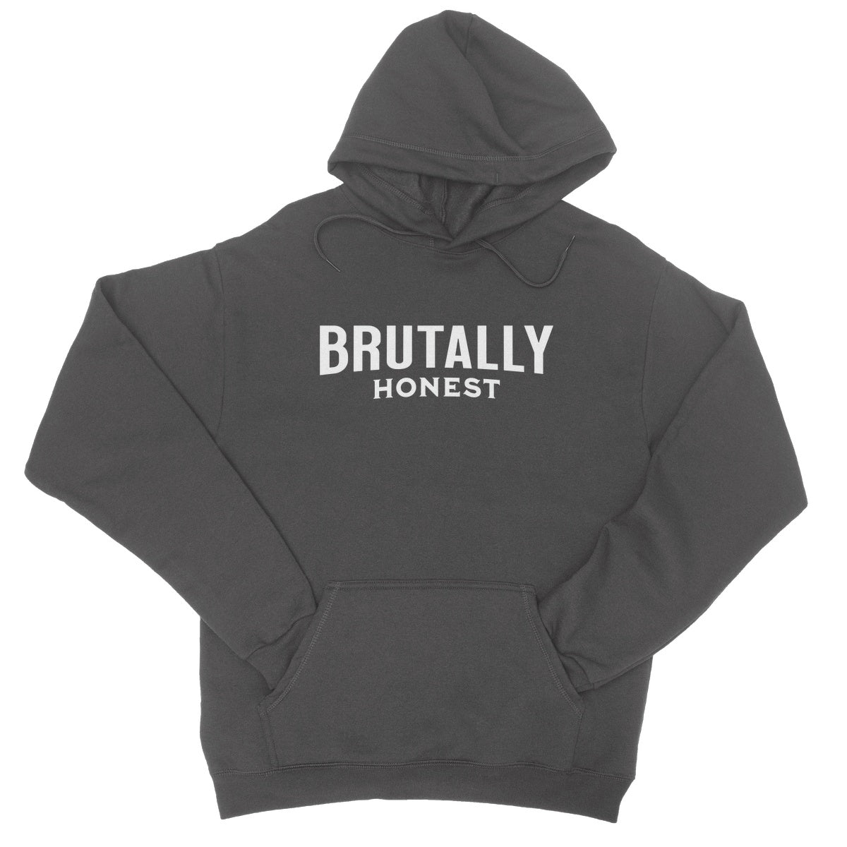Brutally Honest Hoodie - Charcoal - Funny Hoodie