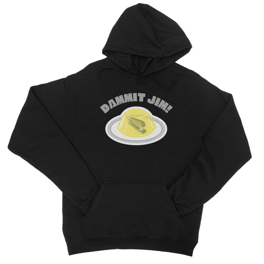 Dammit Jim Hoodie - Jet Black - Funny Hoodie