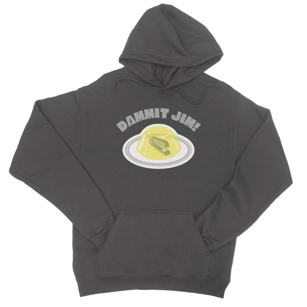 Dammit Jim Hoodie - Charcoal - Funny Hoodie