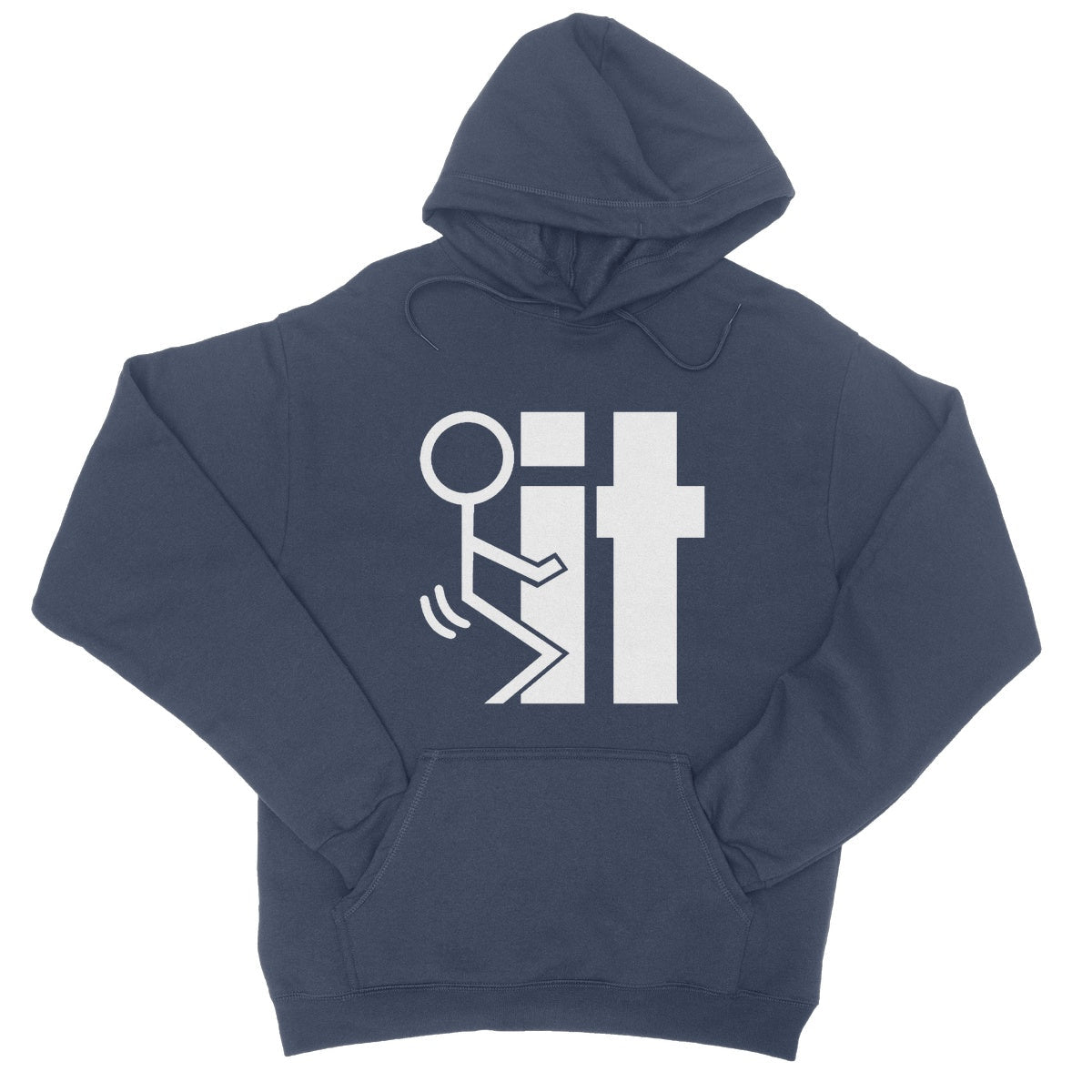 Fuck It Hoodie - Oxford Navy - Funny Hoodie