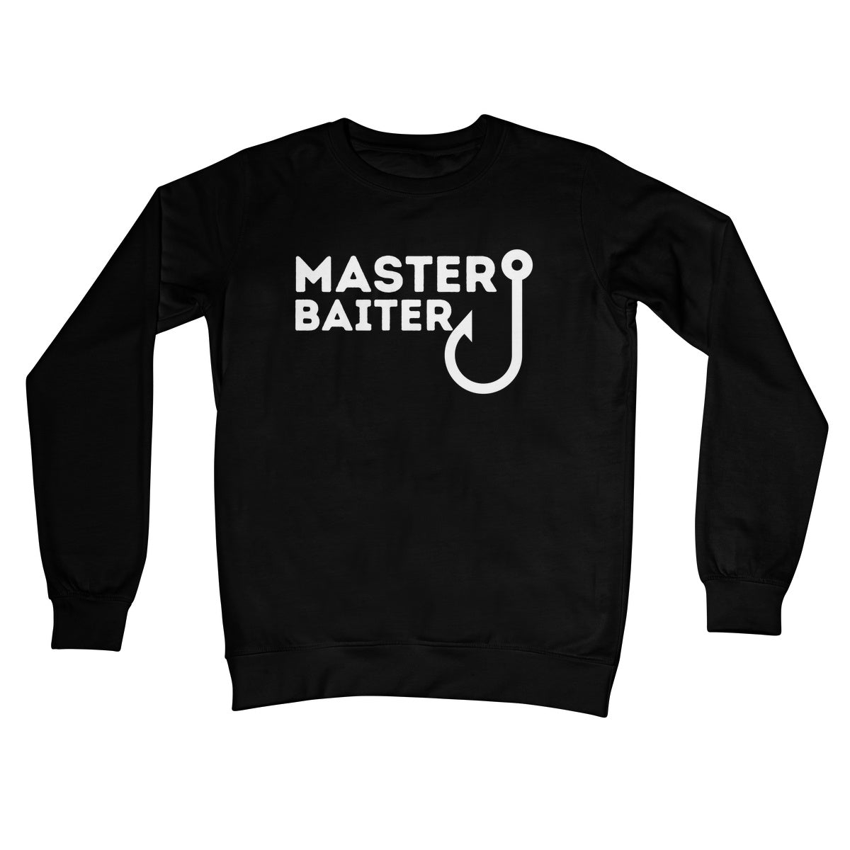 Master Baiter Jumper - Jet Black - Funny Jumper