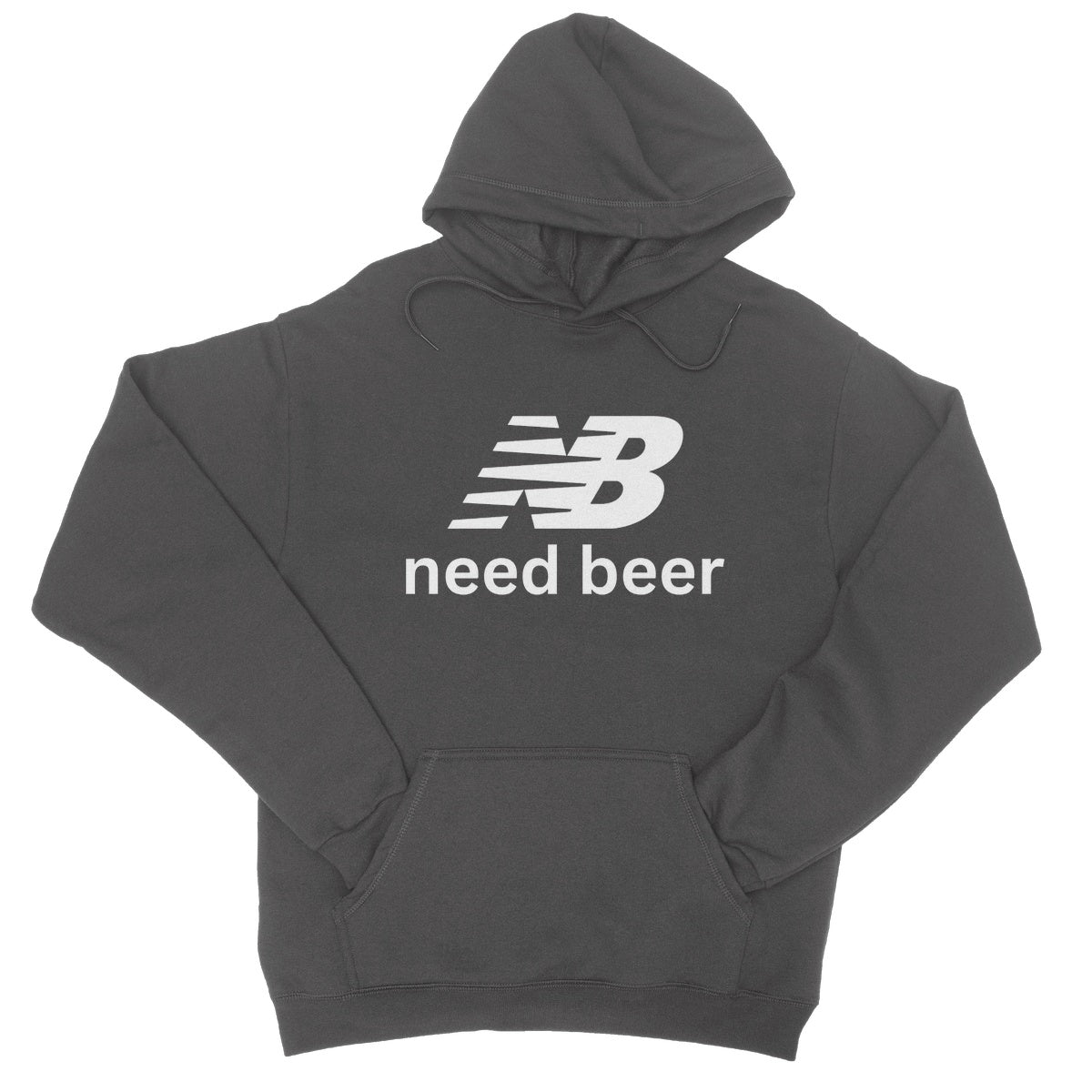 Need Beer Hoodie - Charcoal - Funny Hoodie