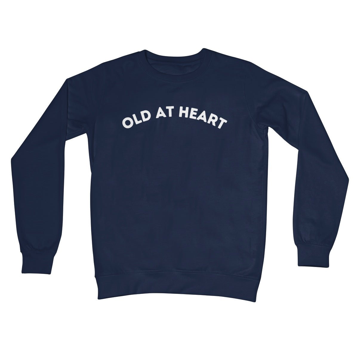 Old At Heart Jumper - Oxford Navy - Funny Jumper