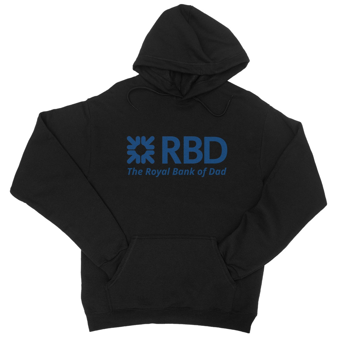 The Royal Bank Of Dad Hoodie - Jet Black - Funny Hoodie
