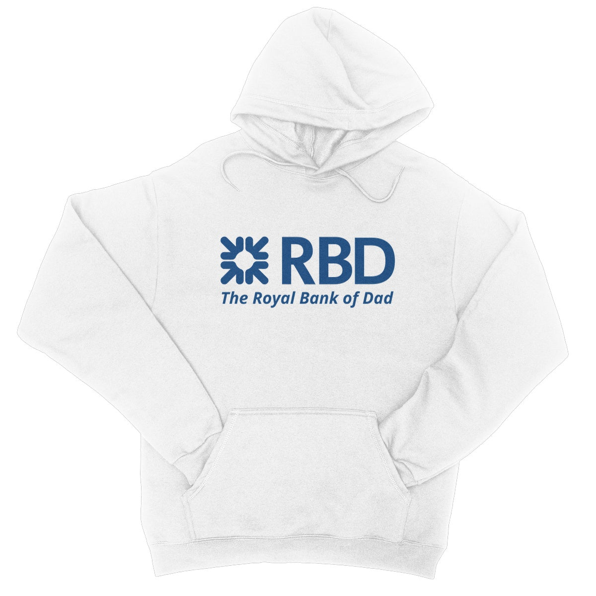 The Royal Bank Of Dad Hoodie - Arctic White - Funny Hoodie