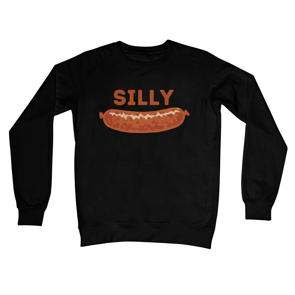 Silly Sausage Jumper - Jet Black - Funny Jumper