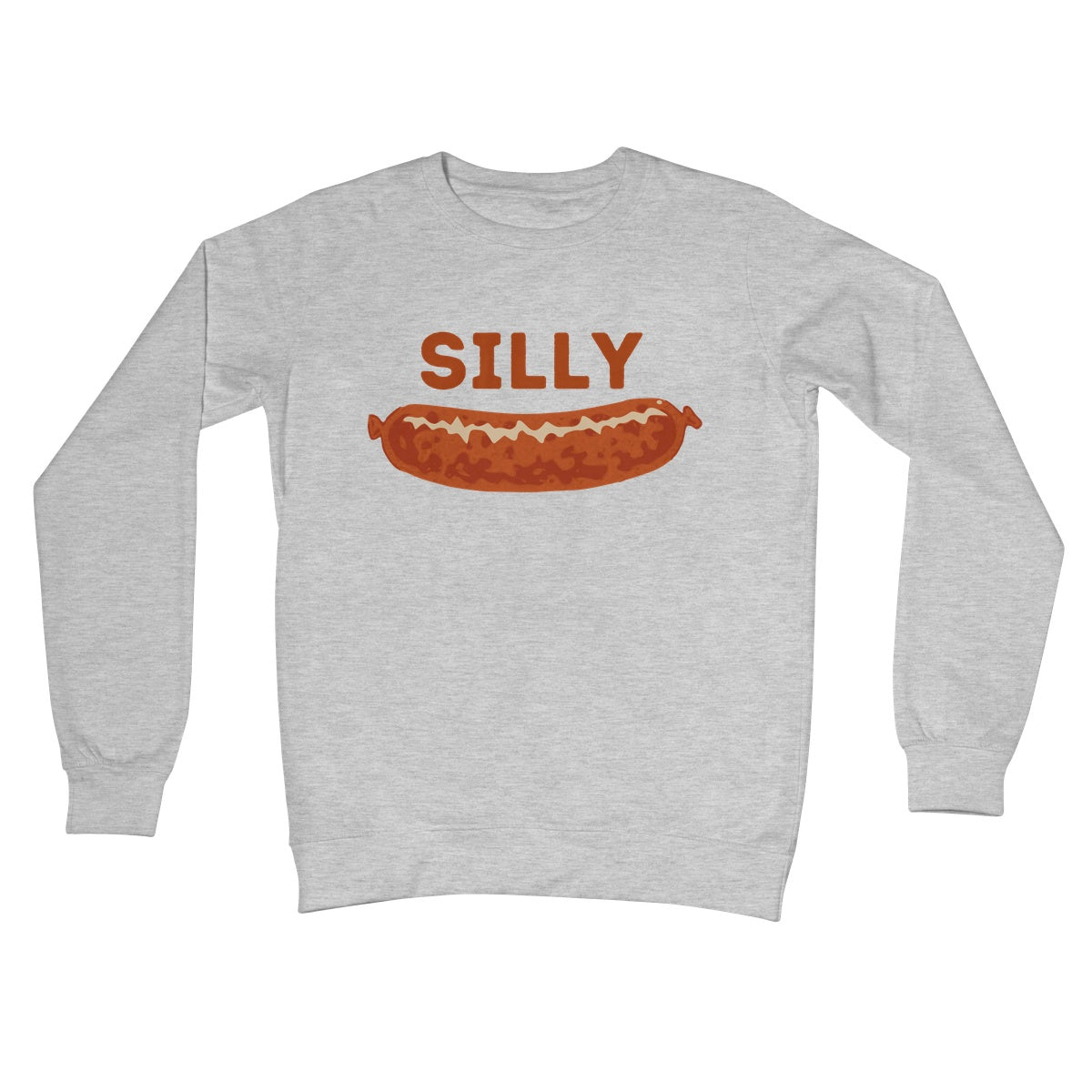 Silly Sausage Jumper - Heather Grey - Funny Jumper