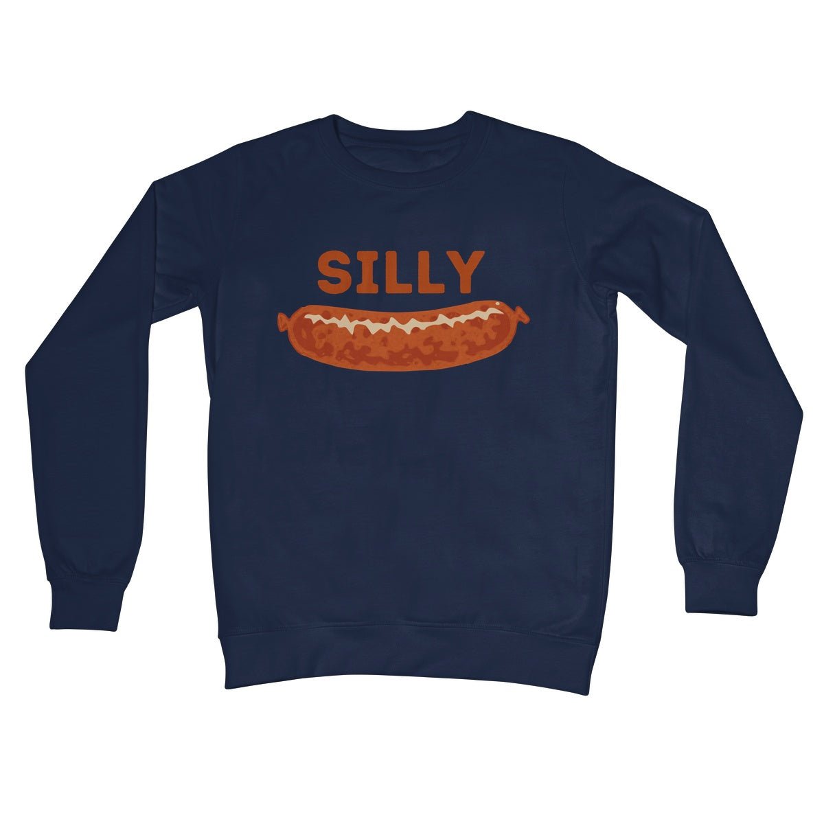 Silly Sausage Jumper - Oxford Navy - Funny Jumper