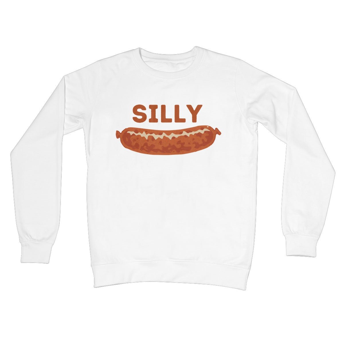 Silly Sausage Jumper - Arctic White - Funny Jumper