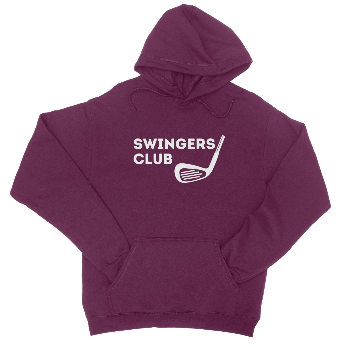 Swingers Club Hoodie - Burgundy - Funny Hoodie