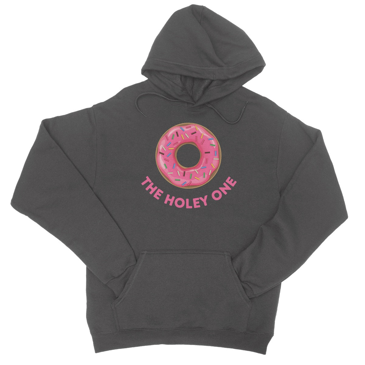 The Holey Donut Hoodie - Charcoal - Funny Hoodie