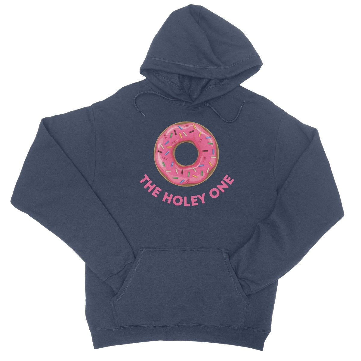 The Holey Donut Hoodie - Oxford Navy - Funny Hoodie