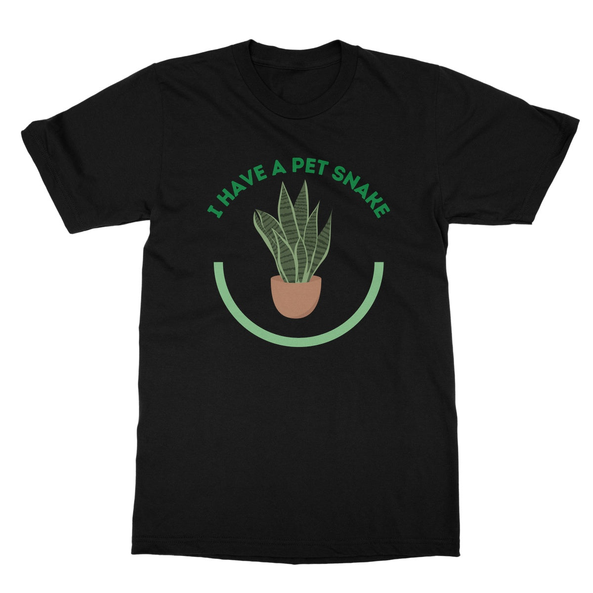I Have A Pet Snake T-Shirt - Black - Funny T-Shirt