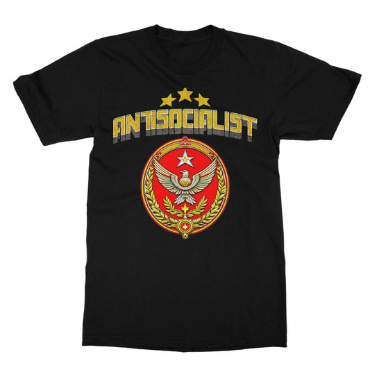 Antisocialist T-Shirt - Black - Funny T-Shirt
