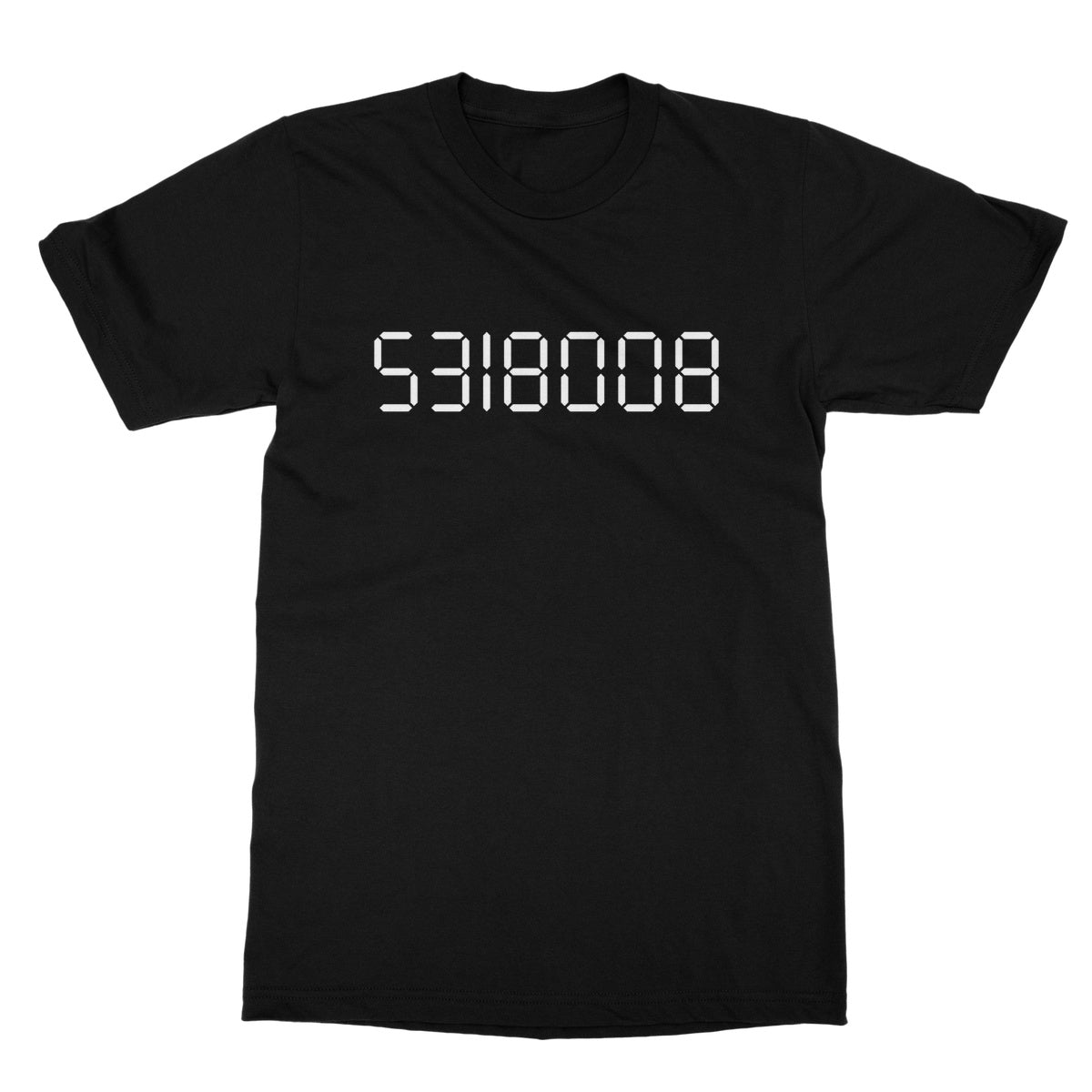 Calculator Boobies T-Shirt - Black - Funny T-Shirt