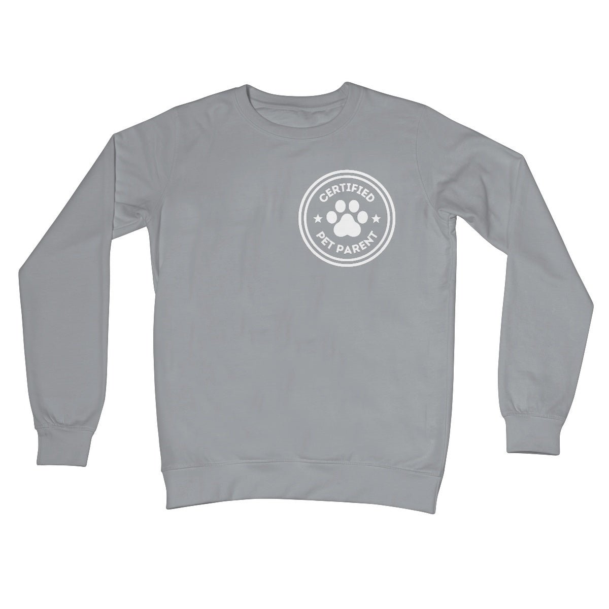 Certified Pet Parent Jumper - Steel Grey - Funny Jumper