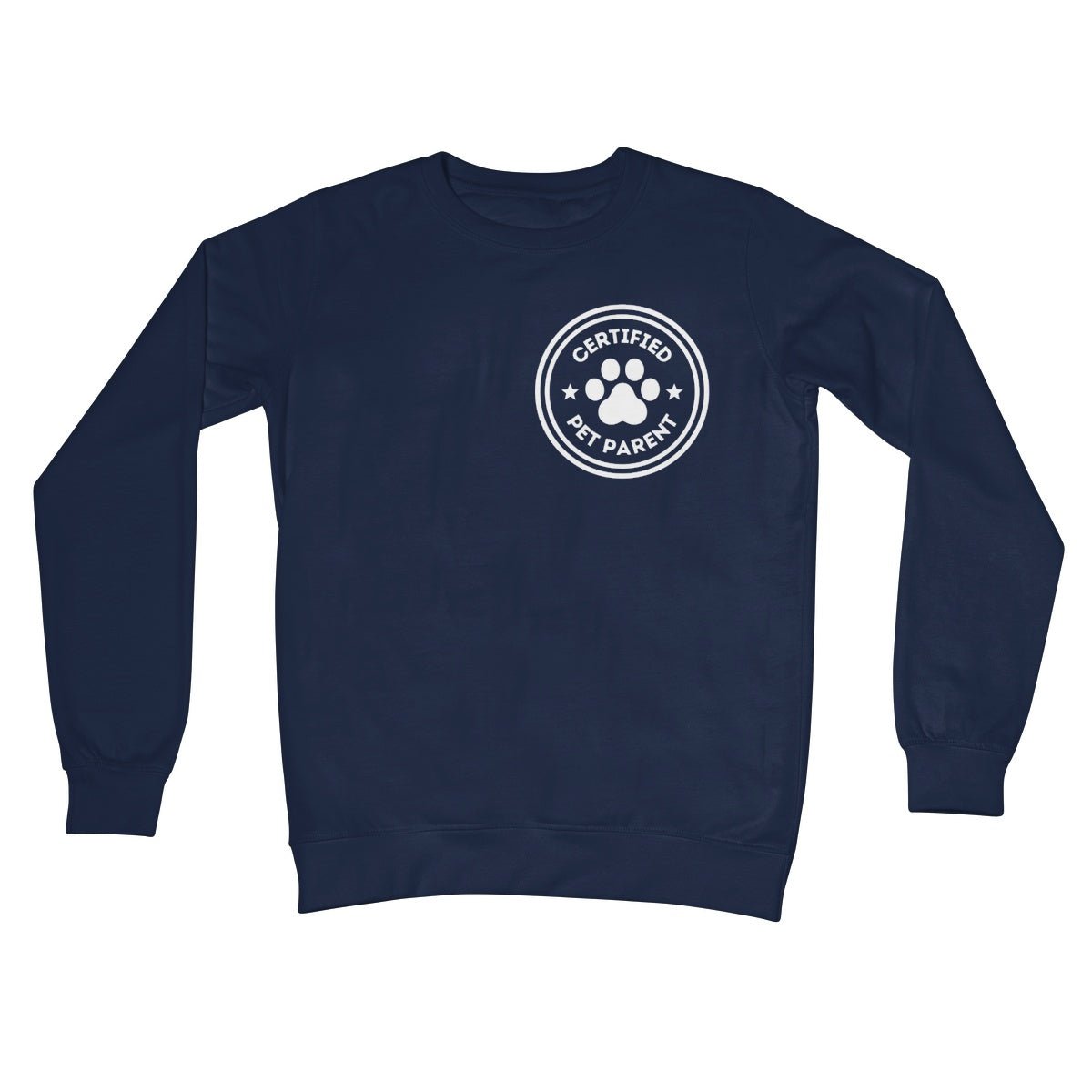 Certified Pet Parent Jumper - Oxford Navy - Funny Jumper