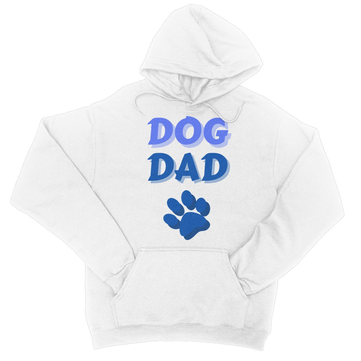 Dog Dad Hoodie - Arctic White - Funny Hoodie