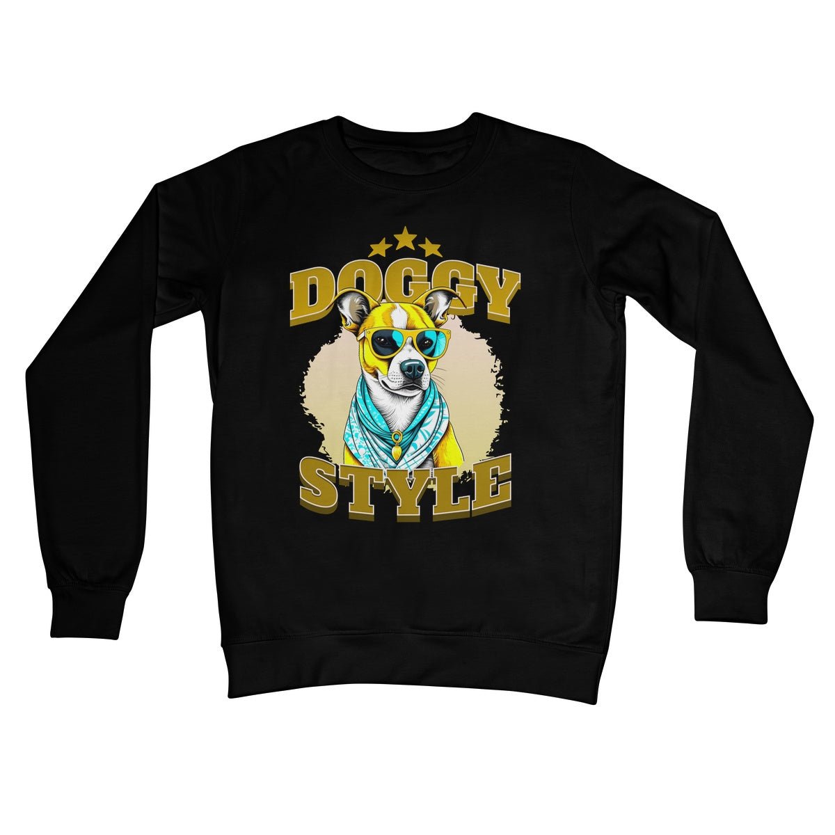 Doggy Style Jumper - Jet Black - Funny Jumper