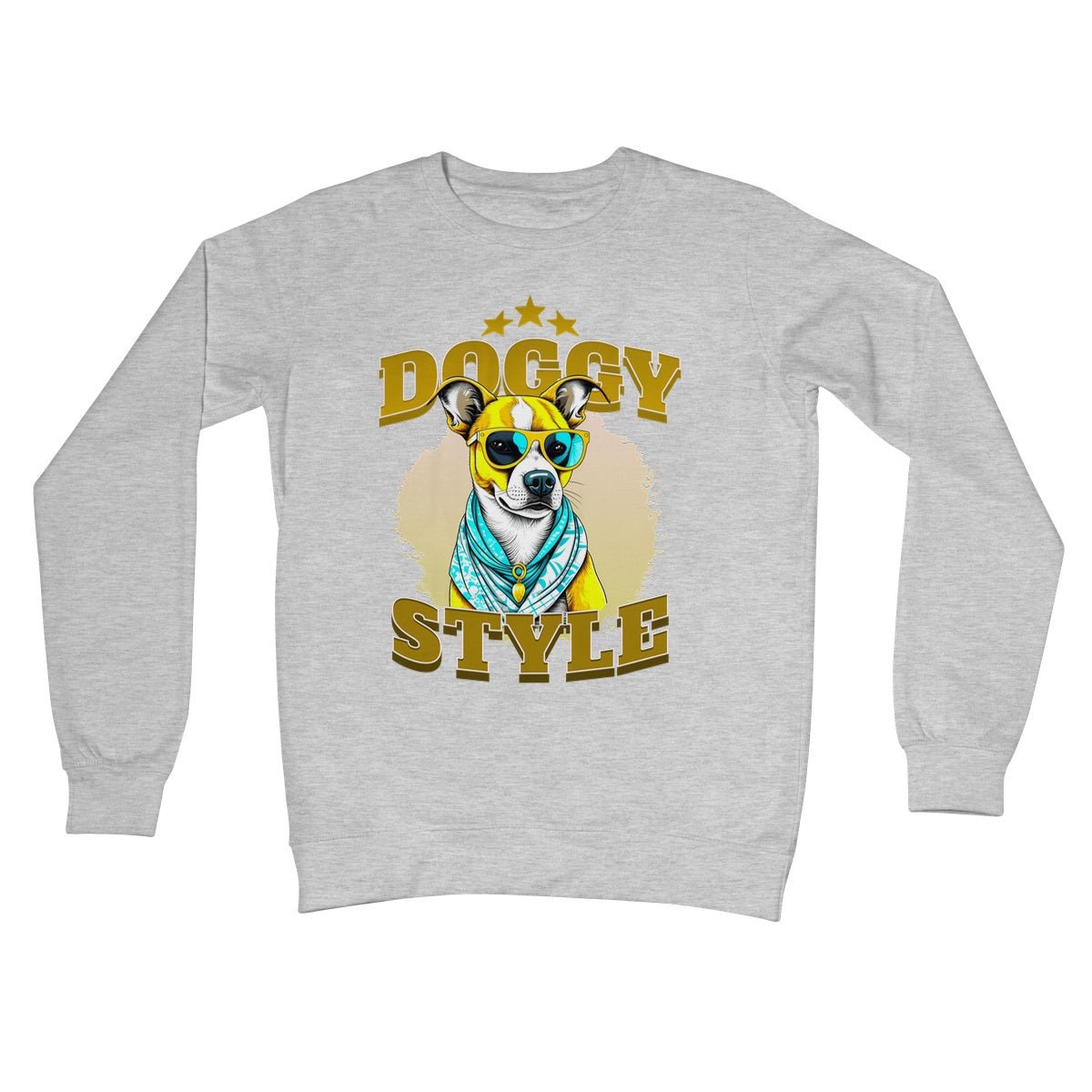 Doggy Style Jumper - Heather Grey - Funny Jumper