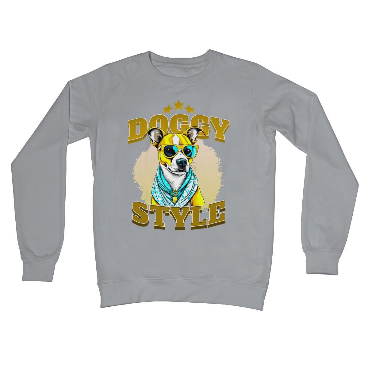 Doggy Style Jumper - Steel Grey - Funny Jumper