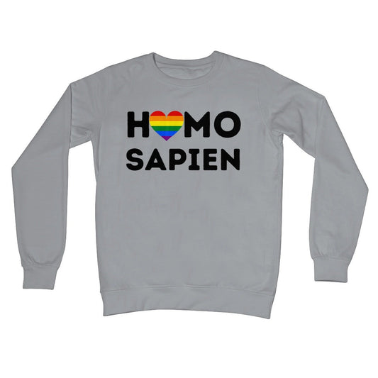 Homo Sapien Jumper - Steel Grey - Funny Jumper
