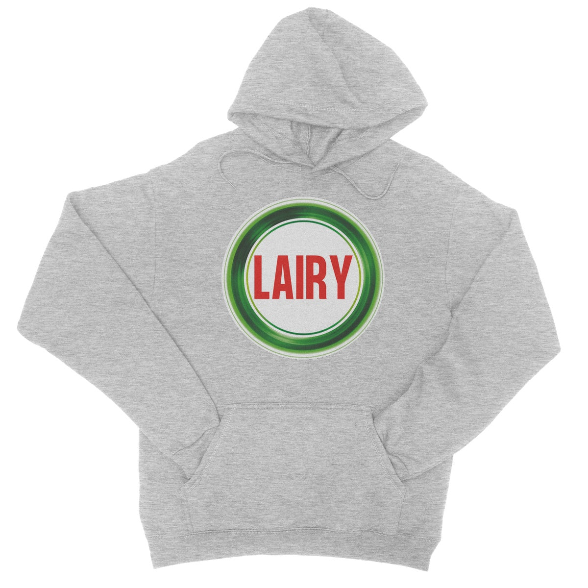 Lairy Hoodie - Heather Grey - Funny Hoodie