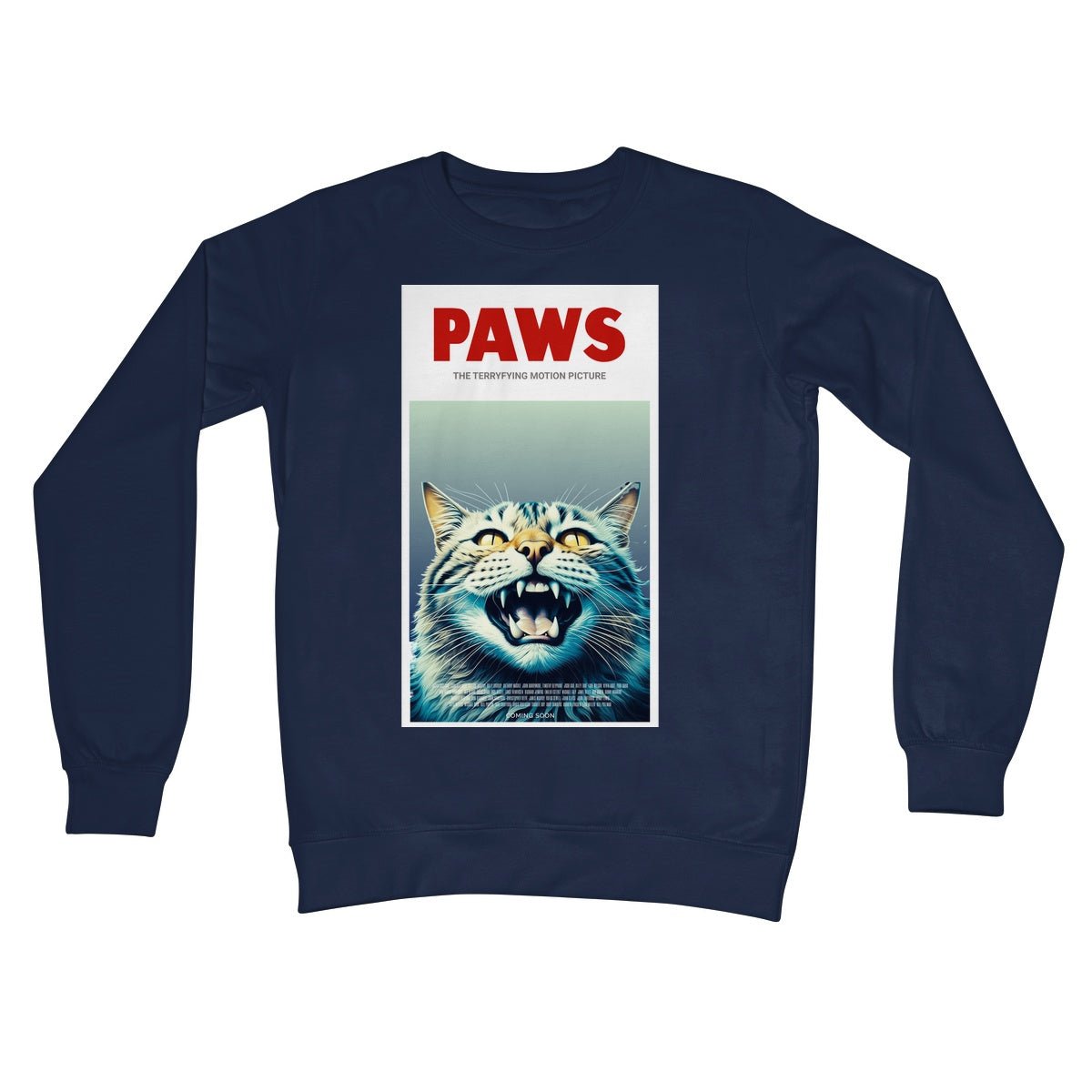 Paws Jumper - Oxford Navy - Funny Jumper