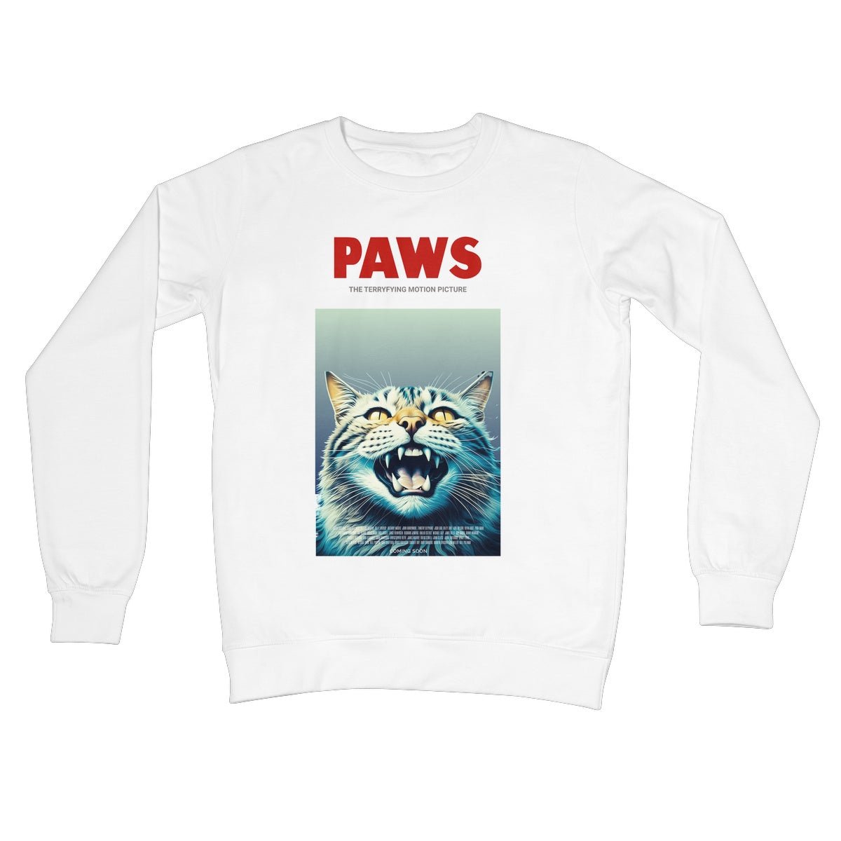 Paws Jumper - Arctic White - Funny Jumper