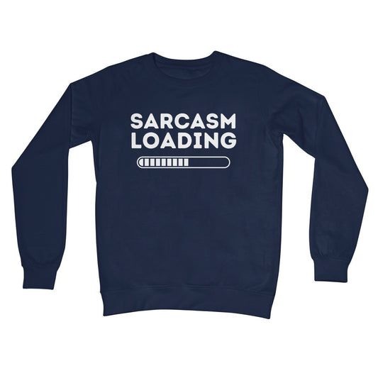 Sarcasm Loading Jumper - Oxford Navy - Funny Jumper