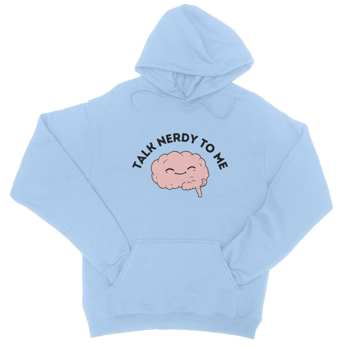 Talk Nerdy To Me Hoodie - Sky Blue - Funny Hoodie