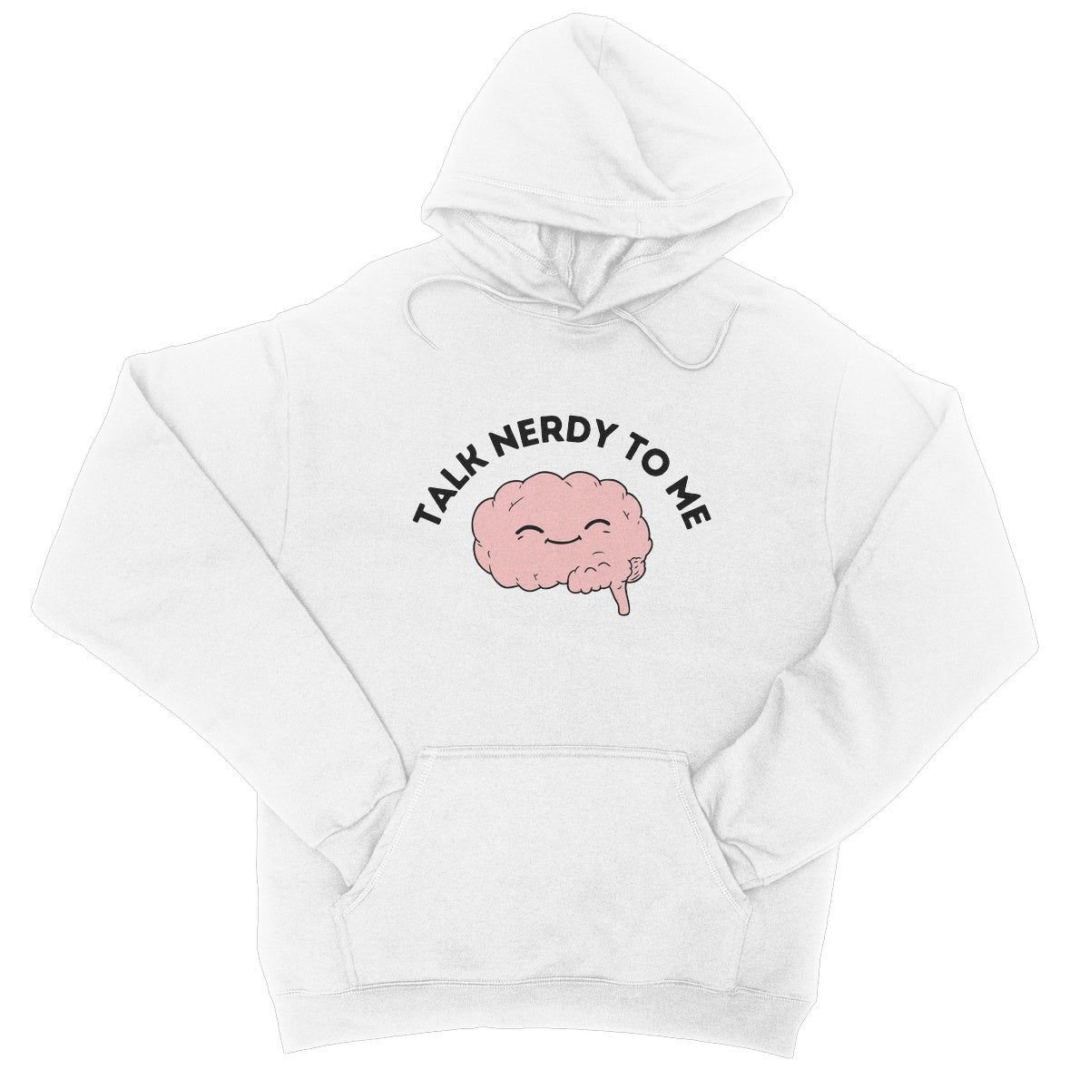 Talk Nerdy To Me Hoodie - Arctic White - Funny Hoodie