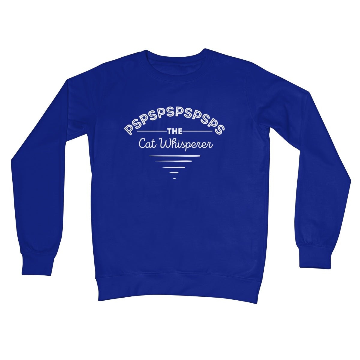 The Cat Whisperer Jumper - Royal - Funny Jumper