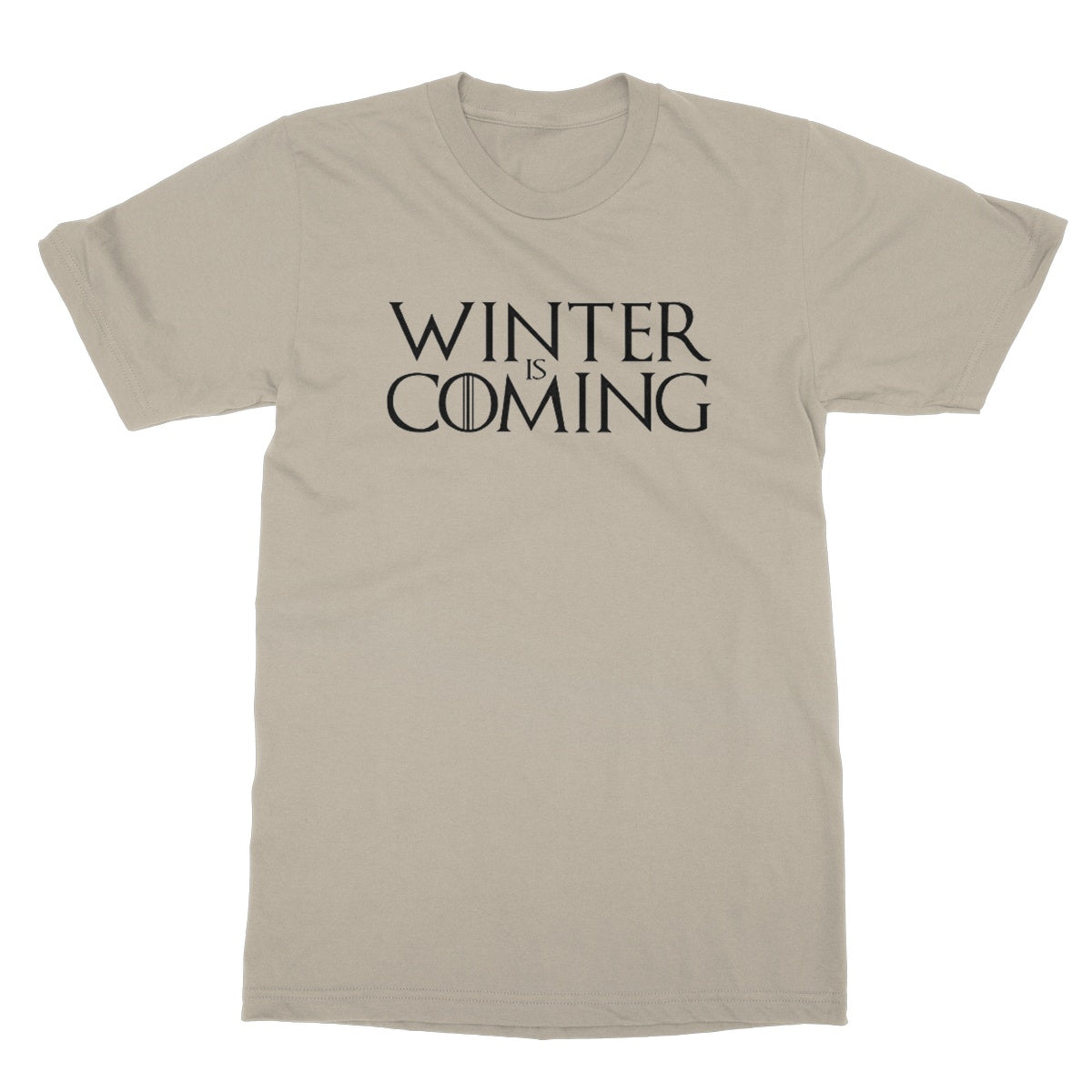 Winter Is Coming T-Shirt - Sand - Funny T-Shirt