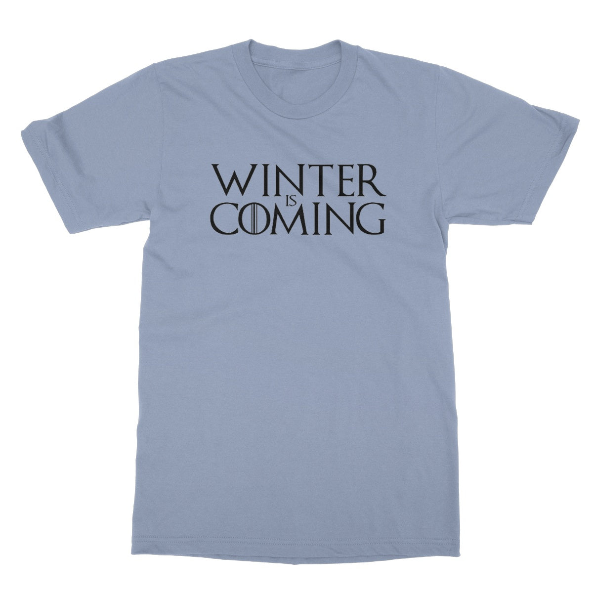 Winter Is Coming T-Shirt - Light Blue - Funny T-Shirt