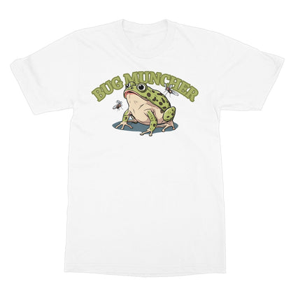 bug muncher t shirt white