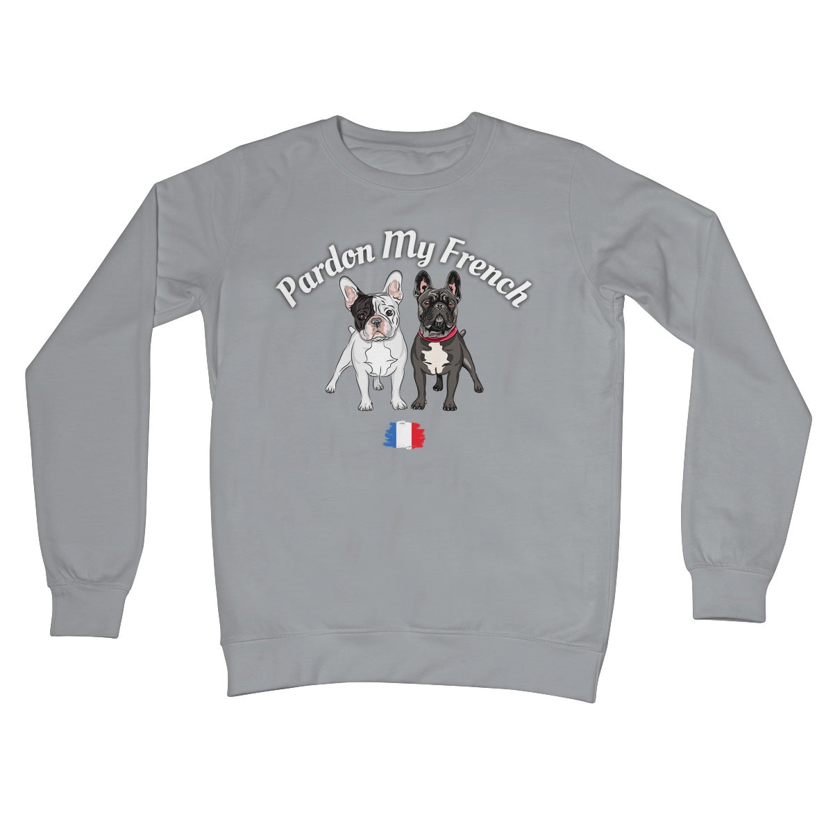 pardon my french jumper grey