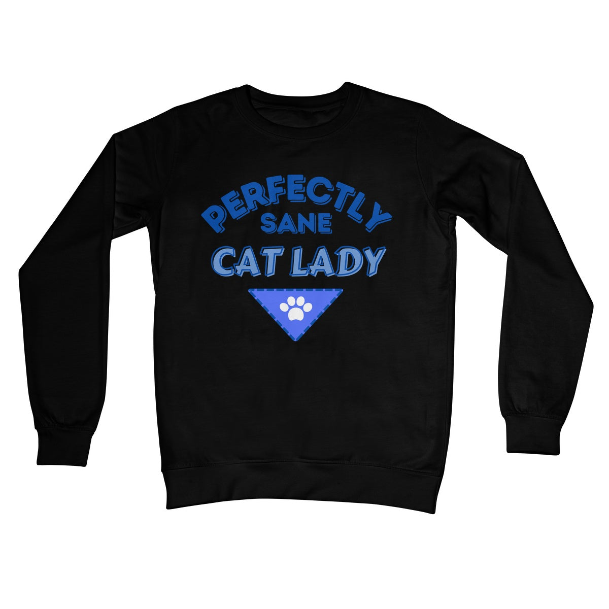 perfectly sane cat lady jumper black