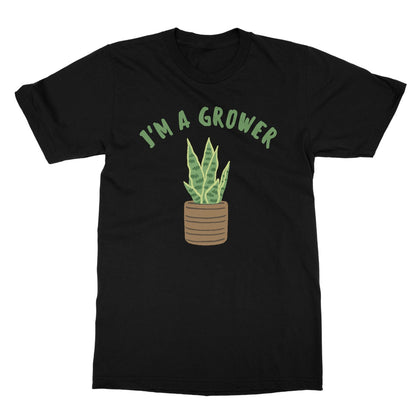 I'm a grower t-shirt black