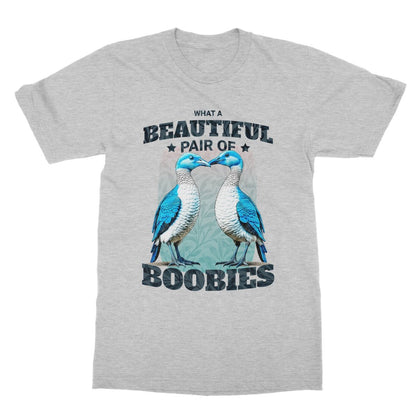 Beautiful Pair Of Boobies T-Shirt - Sport Grey - Funny T-Shirt