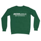 beeraholic jumper green