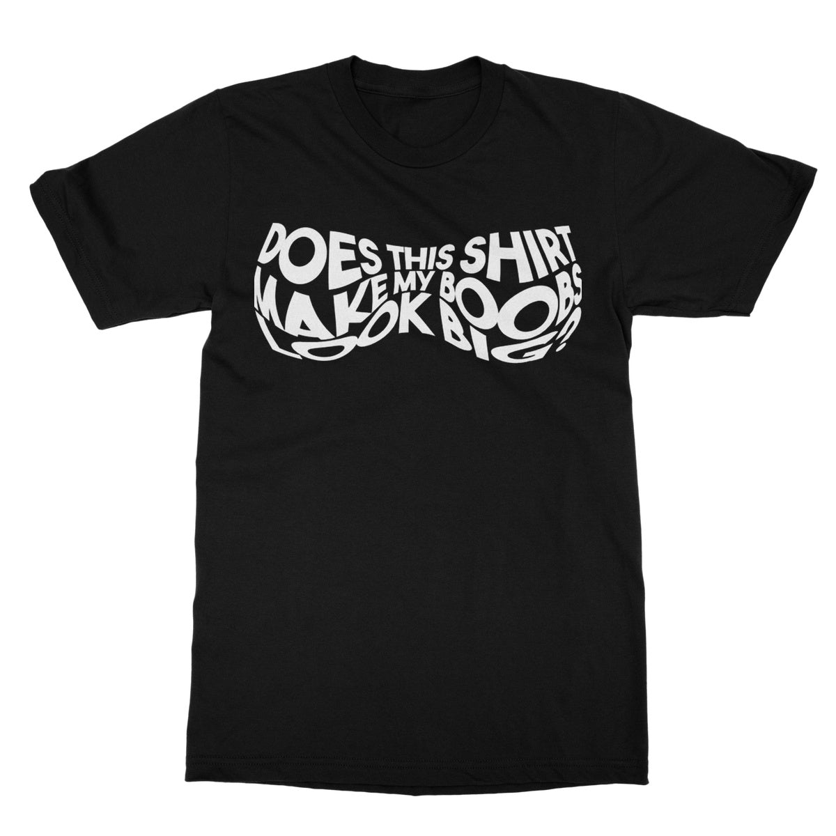 boobs t shirt black