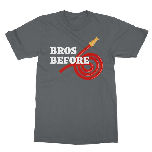 bros before hose t shirt grey