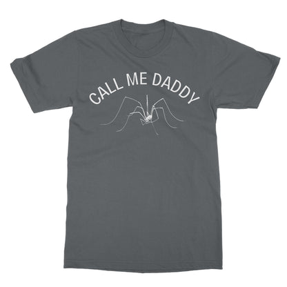Call Me Daddy T-Shirt - Charcoal - Funny T-Shirt