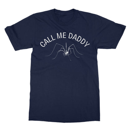 Call Me Daddy T-Shirt - Navy - Funny T-Shirt
