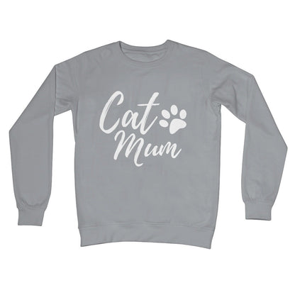 Cat Mum Jumper - Steel Grey - Funny Jumper