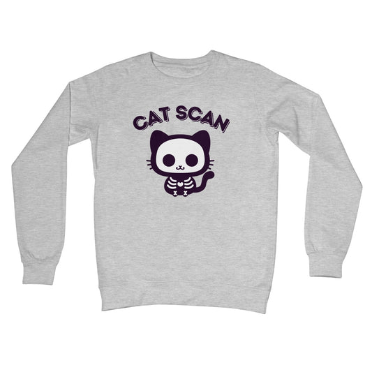 Cat Scan Jumper - Heather Grey - Funny Jumper