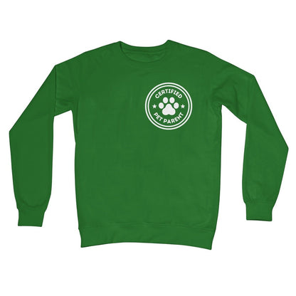 Certified Pet Parent Jumper - Kelly Green - Funny Jumper