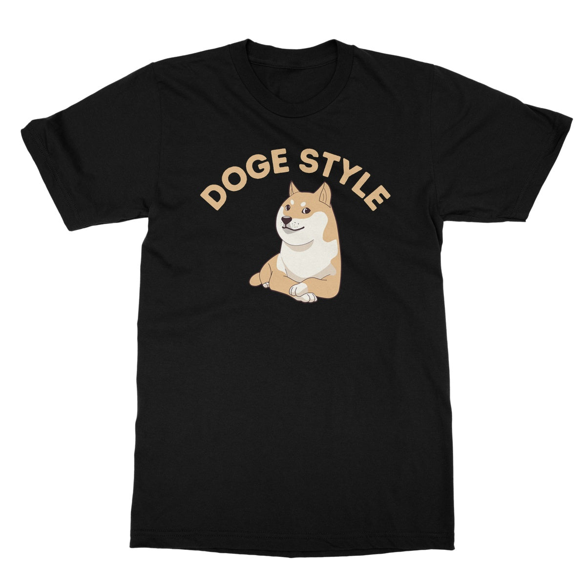 Doge Style T-Shirt - Black - Funny T-Shirt